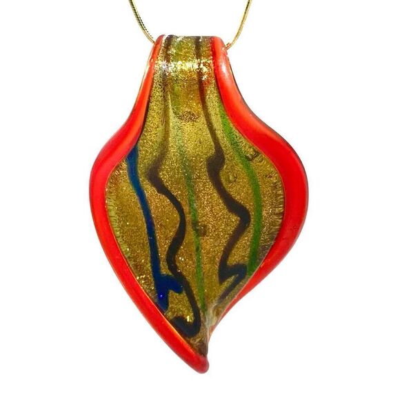 QE# 1 Italian Blown Glass & Sterling 926 Silver - Picture 4 of 9